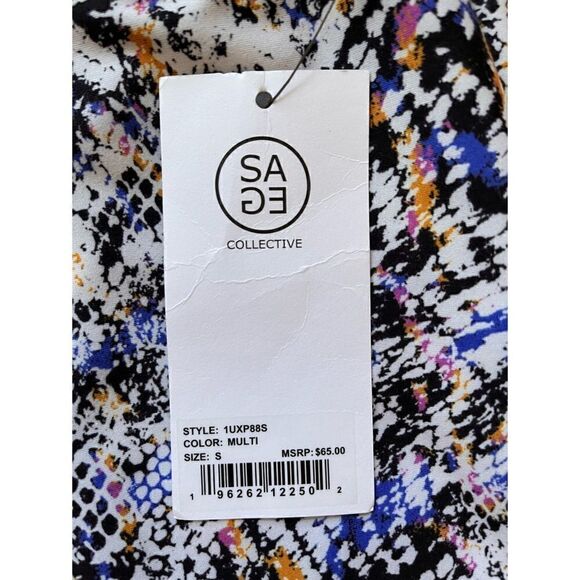 NWT Sage Collective Snakeskin Print Yoga Workout Athletic Leggings - Picture 8 of 11